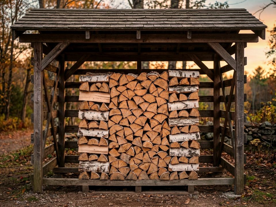 Укладка дров, ориентир выгрузки улица Заречная, 33A в Апрелевке
